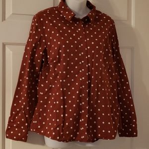 Spice and Polka-dot shirt